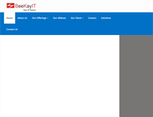 Tablet Screenshot of beekayit.com
